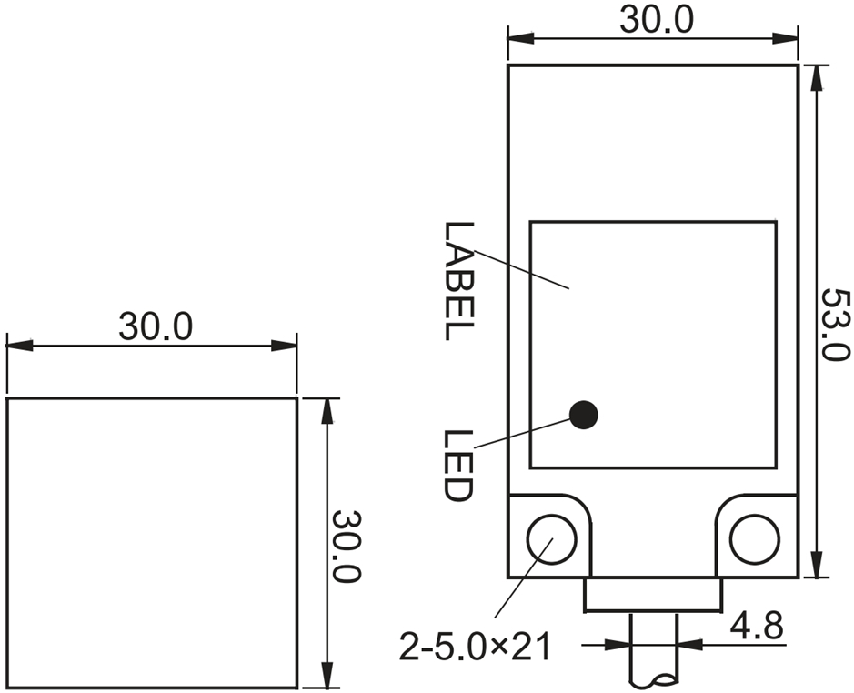 חיישני קירבה MULTICOMP SQUARE PROXIMITY SENSORS MP002249
